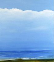 Unter den Wolken, Acryl auf Leinwand, 160 x 140 cm, 2010