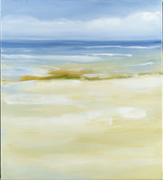 Strand, Acryl auf Leinwand, 100 x 90 cm